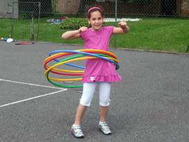 Camp Hoola Hoop Competition