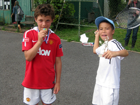 Robert Welti runner up to Li Jun in the green tournament