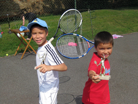 The Wan boys win!! (orange and green competitions)